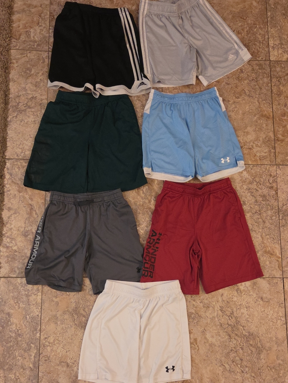 Under Armour Kids' Athletic Shorts Pack - Multiple Colors